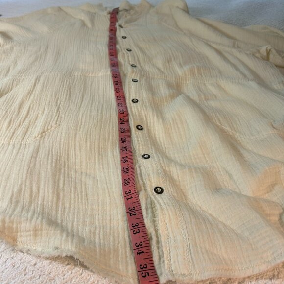 Free People - We The Free Summer Daydream Buttondown size XL NEW - Picture 9 of 9